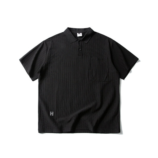 New American Retro Solid Color Quick-drying T-shirt Men