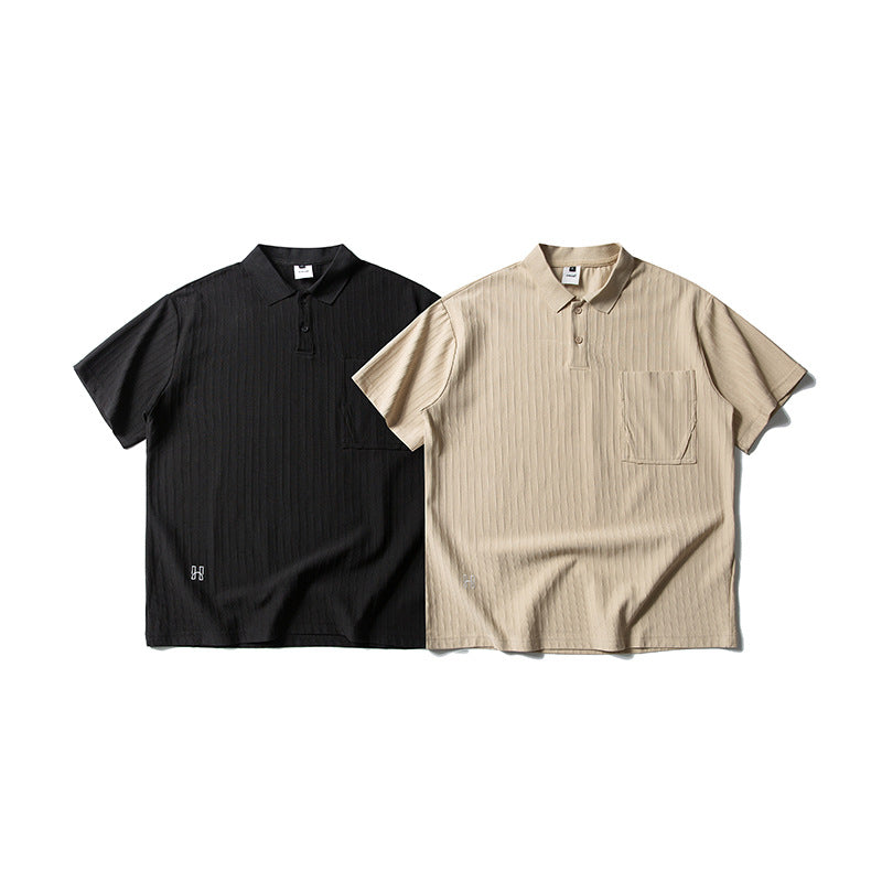 New American Retro Solid Color Quick-drying T-shirt Men