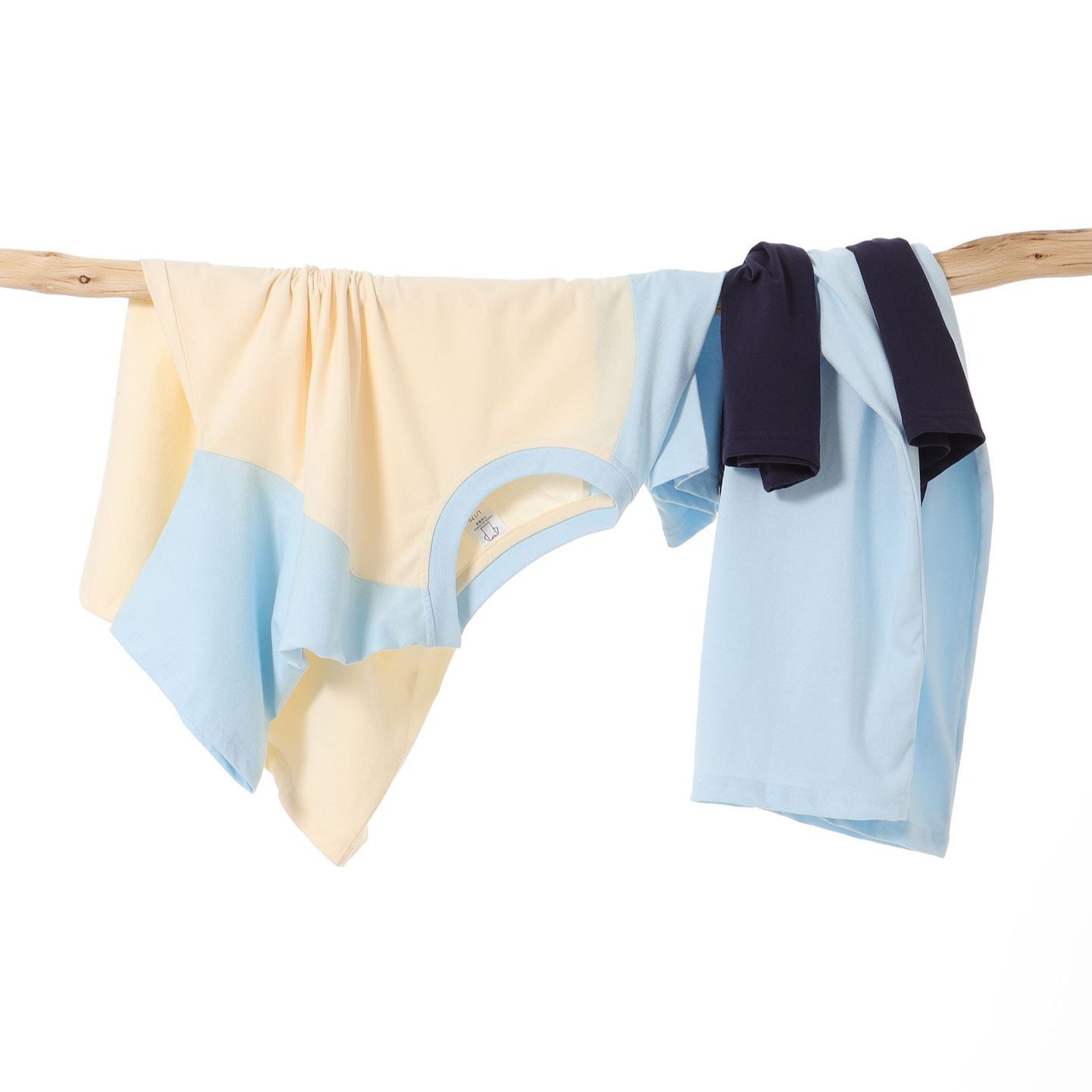 Summer 230g Contrast Color Raglan Sleeve T-shirt Men