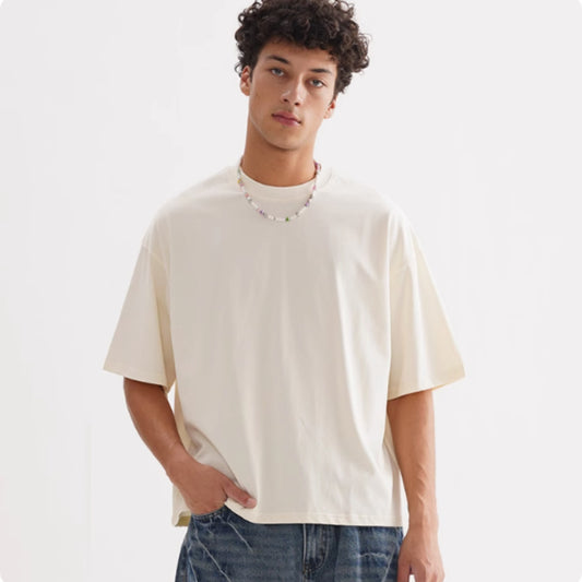 Tall And Versatile Pure Cotton T-shirt American Style